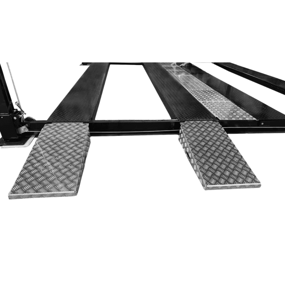 HALO LIFTS PRO Double Wide 4 Post Car Lift – 9,000 LBS Capacity