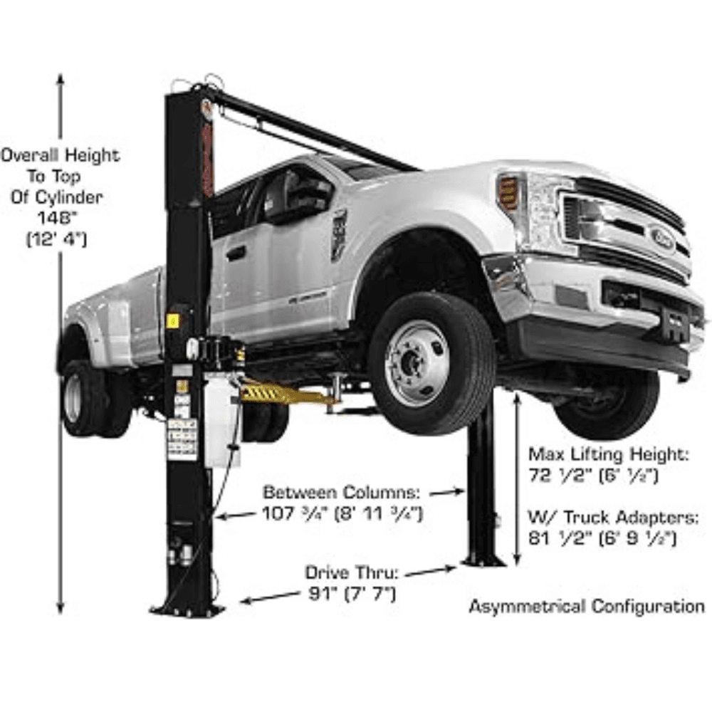 Platinum 10000 LB Certified 2-Post Lift – Atlas PVL-10