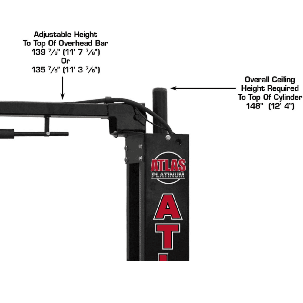 Platinum 10000 LB Certified 2-Post Lift – Atlas PVL-10