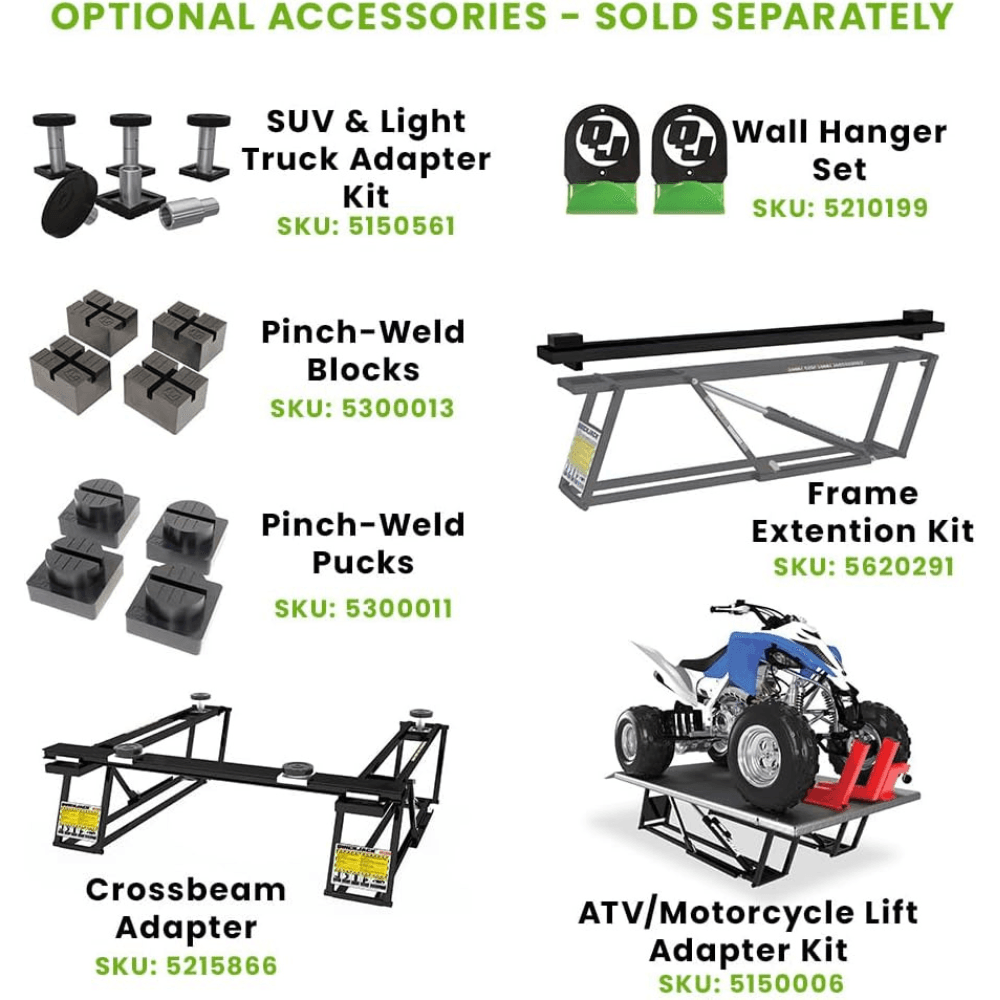QuickJack 5000TLX – Extended-Length Portable Lift (5,000 lbs Capacity)