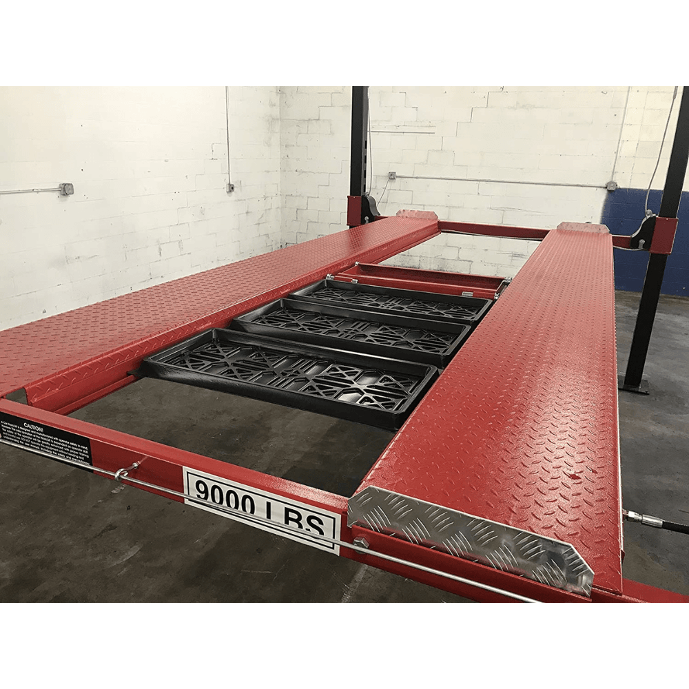 Triumph NOS9000XLT – Extra Long & Extra Tall 9,000 lbs Capacity Portable Four Post Storage Car Lift – 110V