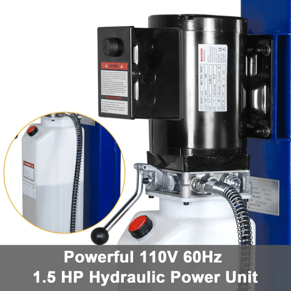WEIZE 8500lbs 4-Post Car Lift with Caster Kits – PLA-1030