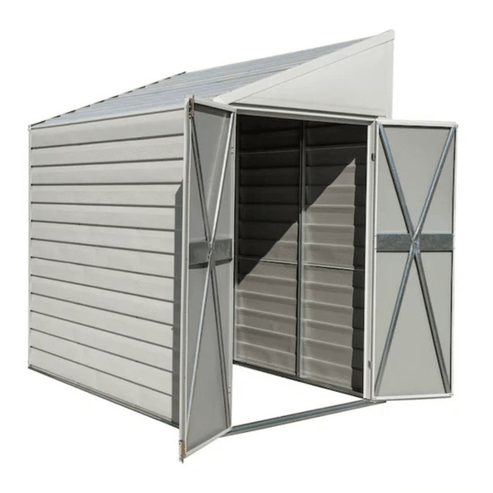 Arrow 4 ft. x 7 ft. Yardsaver Galvanized Steel Storage Shed