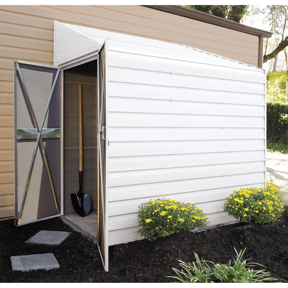 Arrow 4 ft. x 7 ft. Yardsaver Galvanized Steel Storage Shed