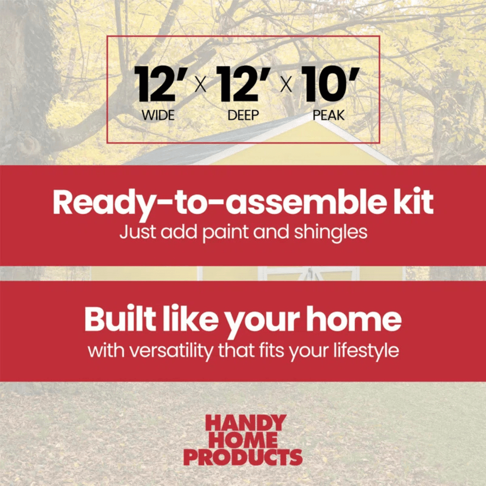 Astoria 12 ft. x 12 ft. Outdoor Wood Storage Shed