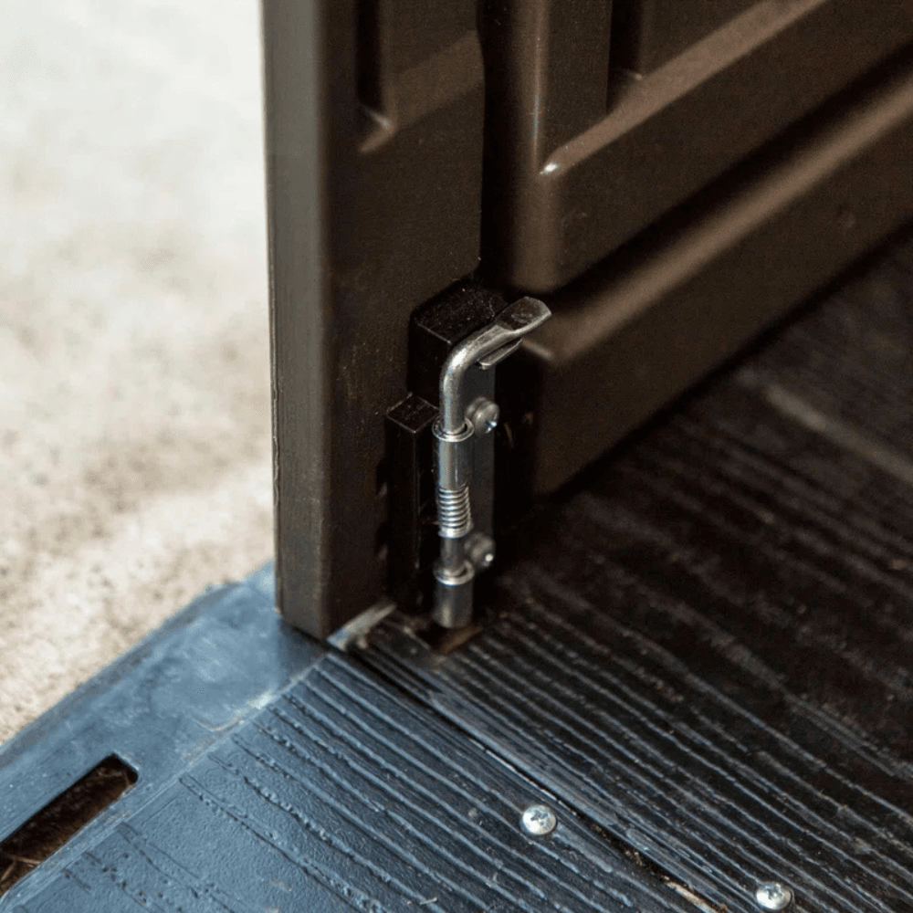 (Plastic) Outdoor Storage Shed with Steel-Reinforced Construction