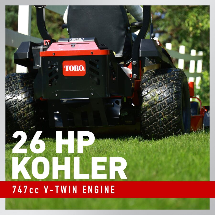 Toro Titan Max 60″ IronForged Deck 26HP V-Twin Gas Dual Hydrostatic Zero Turn Riding Mower