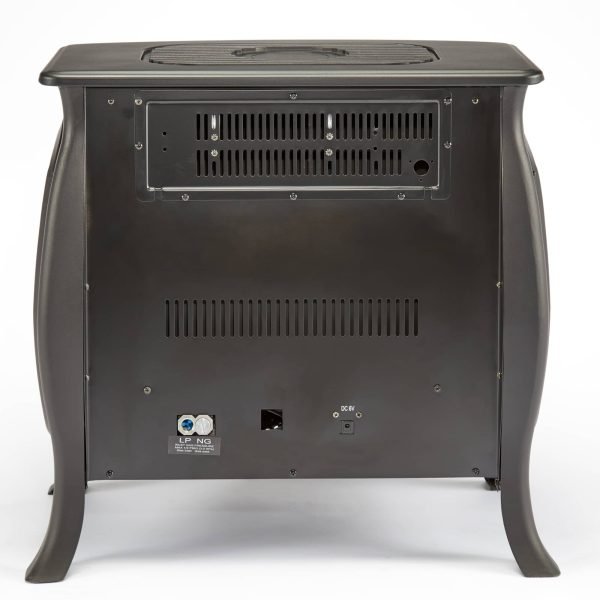 Duluth Forge Dual Fuel Ventless Gas Stove – 26,000 BTU, Remote Control, Matte Black Finish – Model# FDSR25