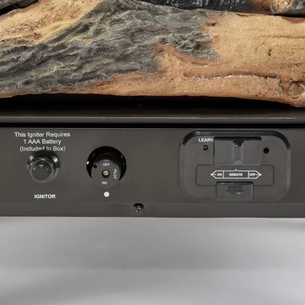 Duluth Forge Dual Fuel Ventless Gas Stove – 26,000 BTU, Remote Control, Matte Black Finish – Model# FDSR25