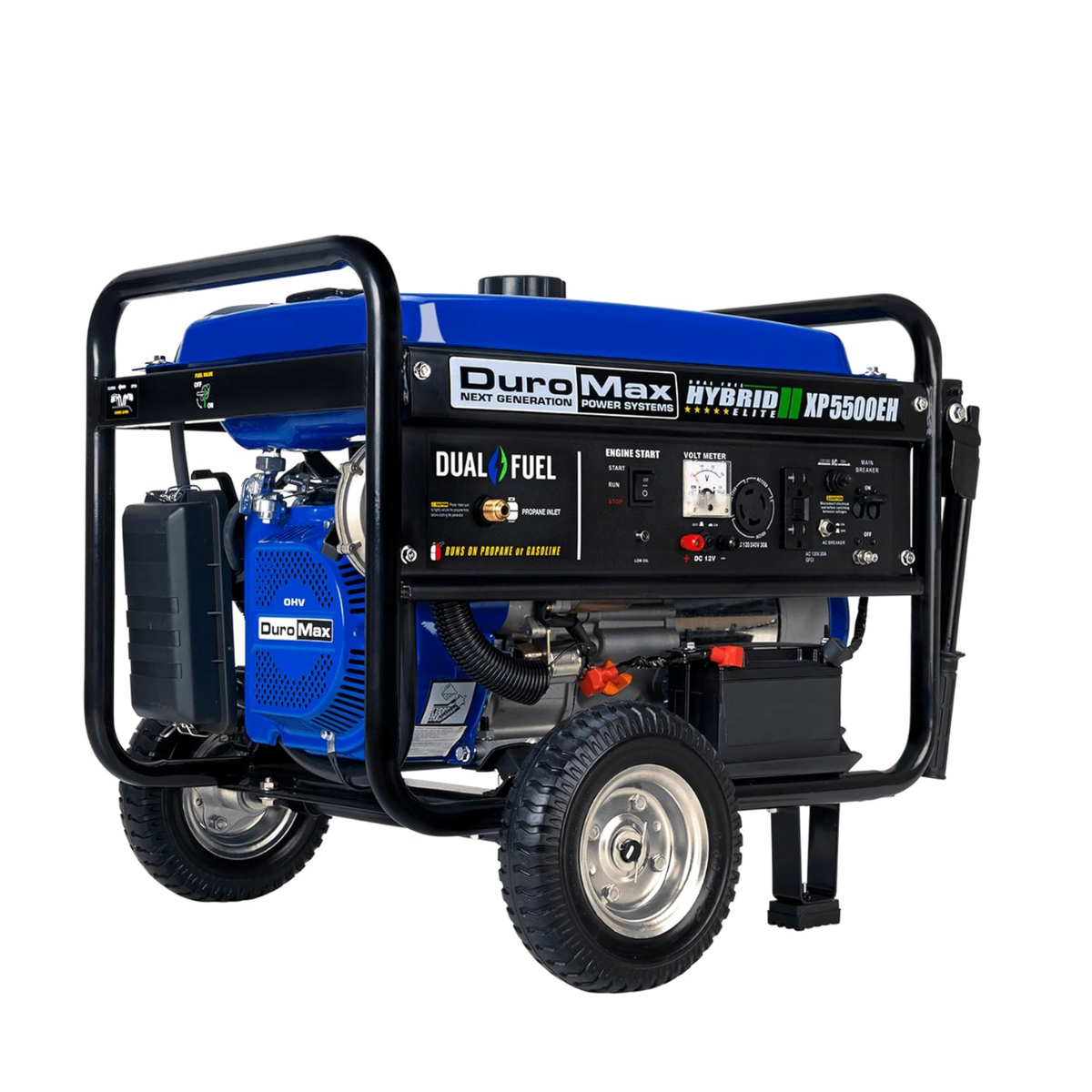 DuroMax XP5500EH 5,500 Watt Portable Dual Fuel Generator