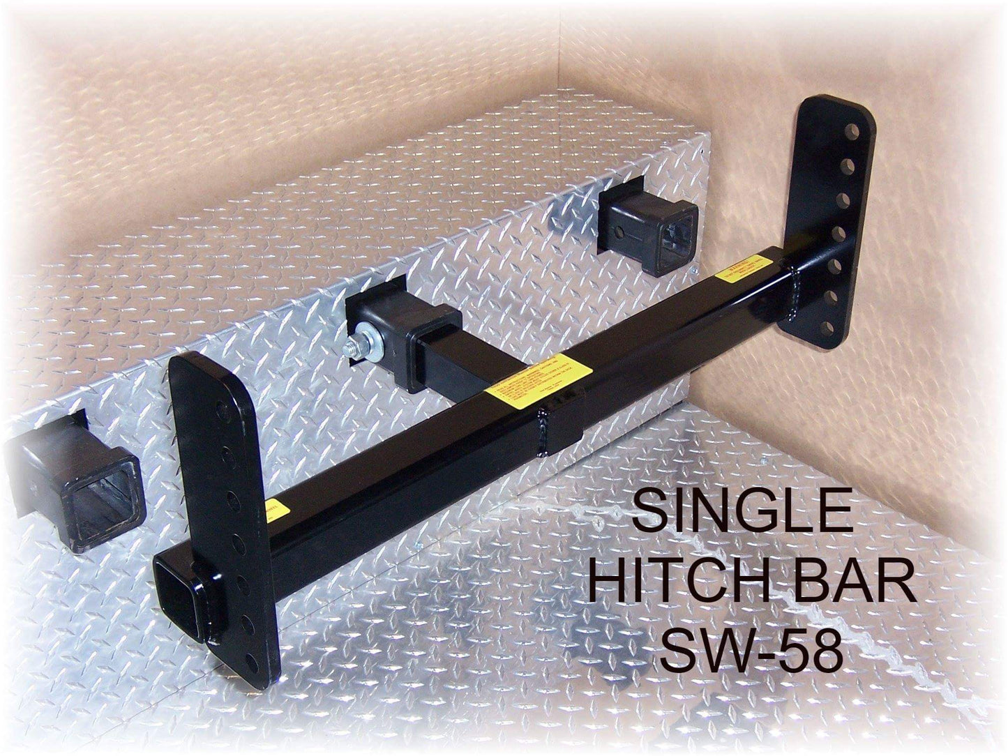 Single Receiver Hitchbar for Swivelwheel Systems