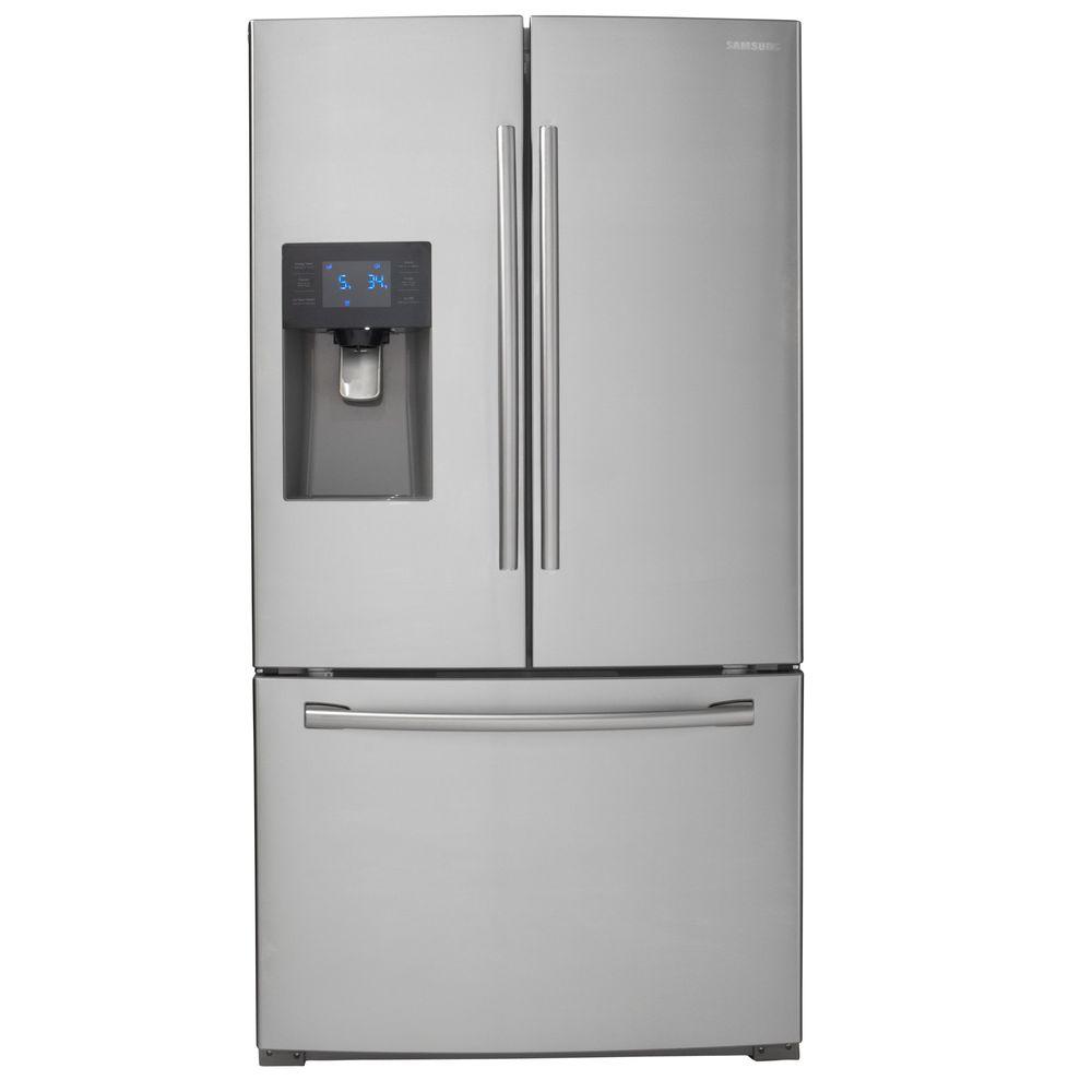 Samsung french door refrigerator in stainless steel