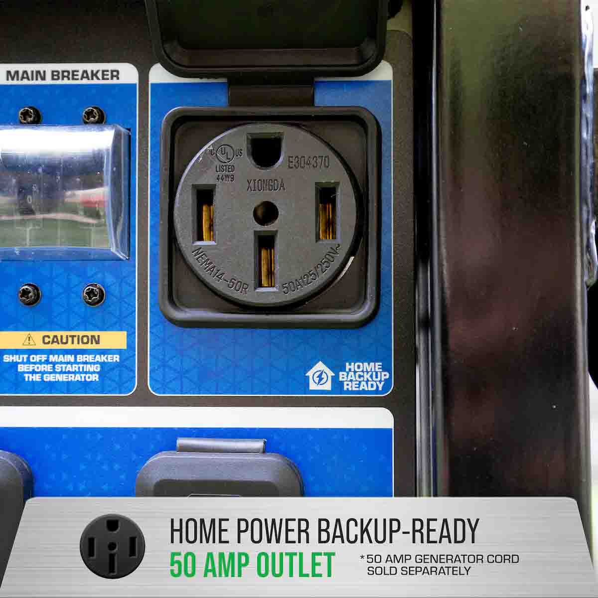 DuroMax XP15000HX Dual Fuel 12000W/15000W Portable Generator | Electric Start
