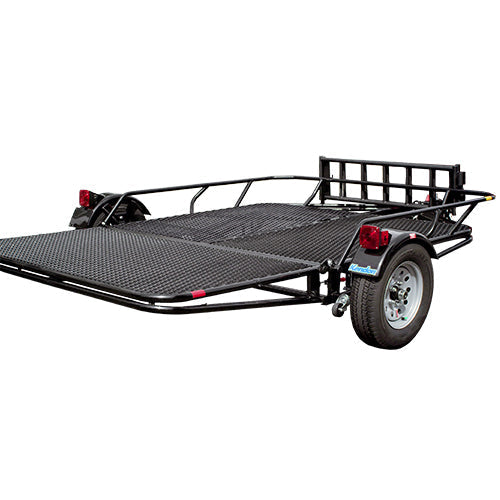 Factory Blemish Model [BLUE or BLACK] Stand-Up™ Utility Trailer Folding Multi-Purpose SXS Utility Trailer