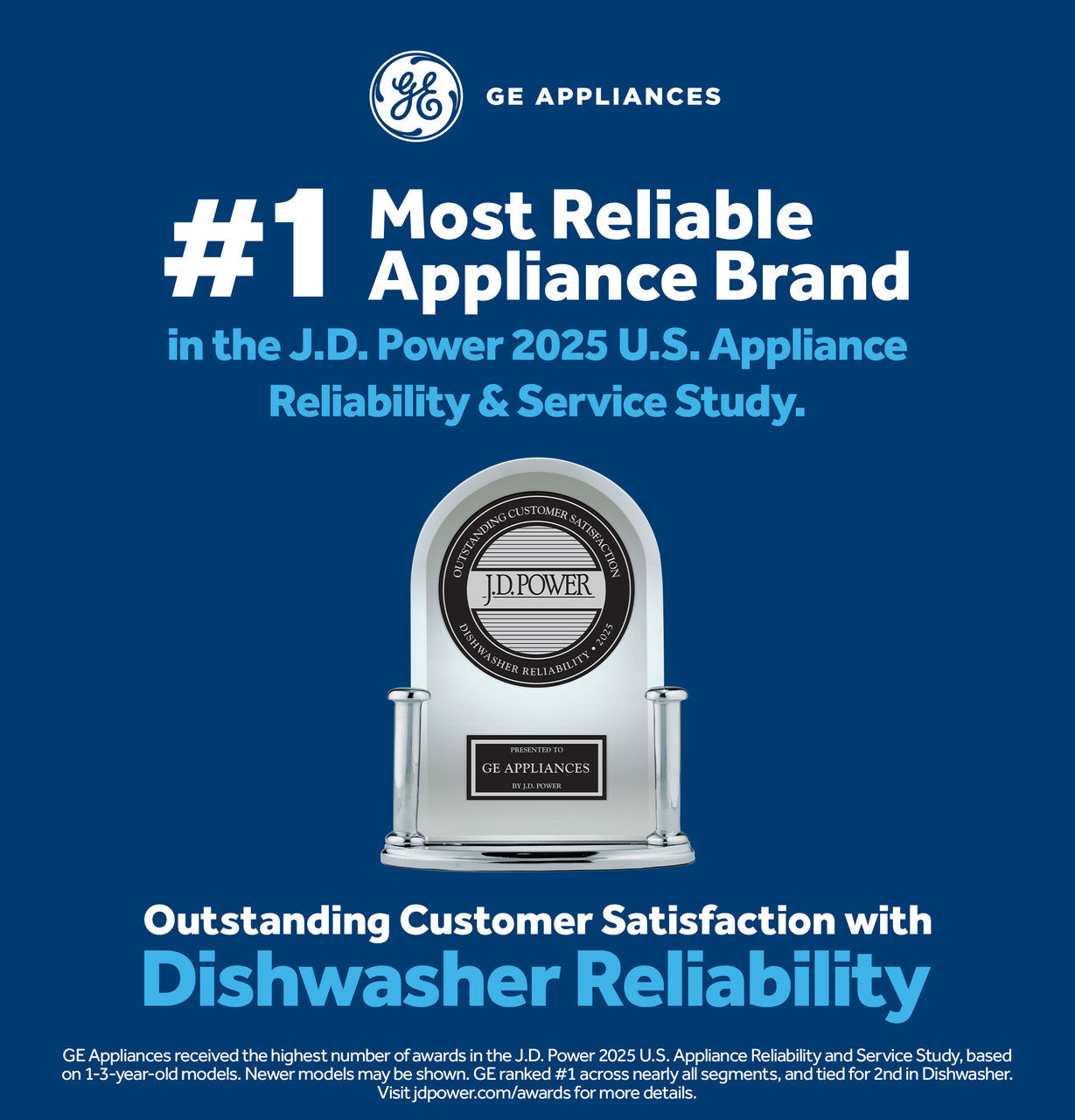 GE® ENERGY STAR® Top Control with Stainless Steel Interior Dishwasher with Sanitize Cycle