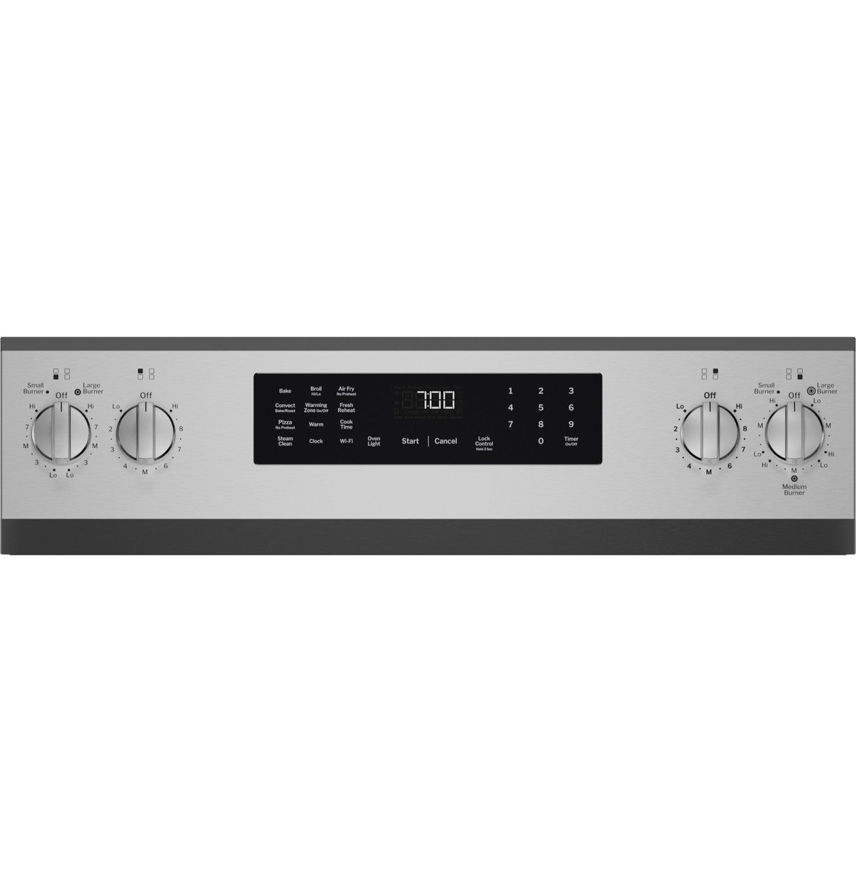 GE Profile™ ENERGY STAR® 30” Smart Free-Standing Electric Convection Range with No Preheat Air Fry and EasyWash™ Oven Tray