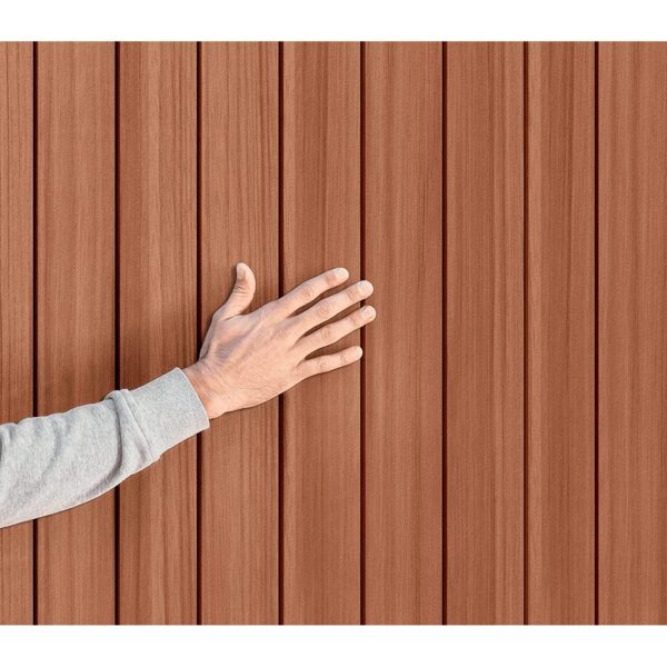 Keter 6’x6′ Darwin Heavy Duty Plastic Garden Shed –  Brown - Image 5