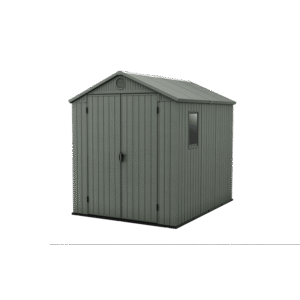 Keter 6’x8′ Darwin Heavy Duty Plastic Garden Shed –  Green