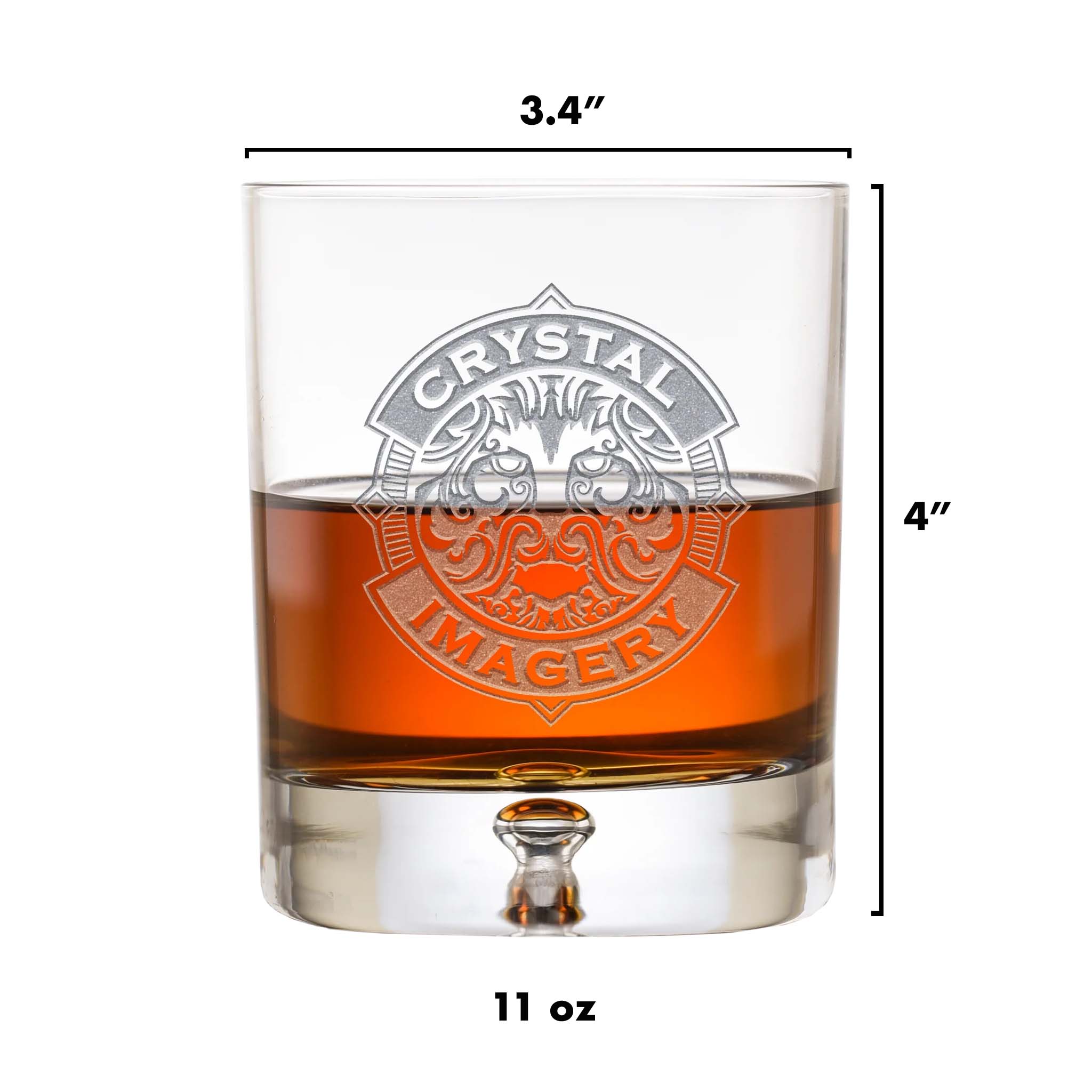 Fivetownsgift Monogrammed Initial Whiskey & Scotch Glasses - Image 2