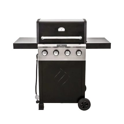 Even Embers 4-Burner Propane Gas Grill 40000 Btu Silver/Black