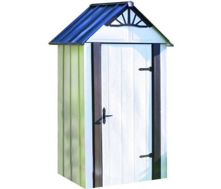 ArroW 4×2 Designer Metro Steel Shed Kit w/ Flooring