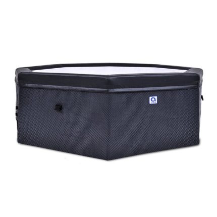 Jleisure Aegean 6 – Person 90 – Jet Hexagon Hot Tub In Black