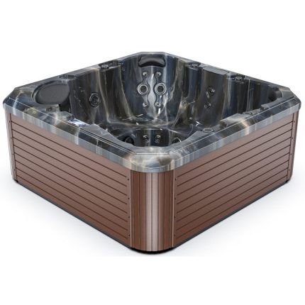 Luxuria Spas 220 Volt 7 – Person 55 – Jet Square Plug & Play Hot Tub With Ozonator