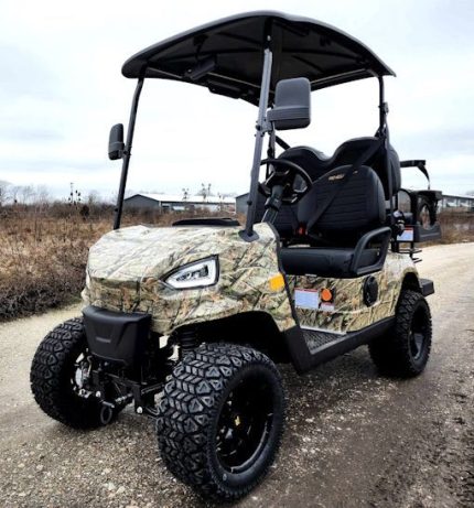 Camo Renegade Light Electric 48v Golf Cart With Many Available Options – Camo Edition