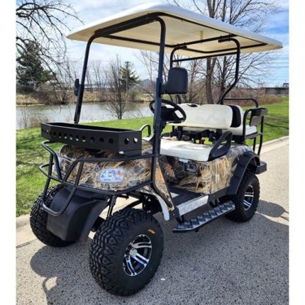 Brand 48v Electric Golf Cart Lifted & Loaded Emachine – Tree Camo