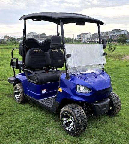 48v Electric Golf Cart 4 Seater Renegade X Edition Utility Golf Utv – Blue