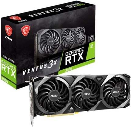 Msi Geforce Rtx 3060 Ventus 3x Oc Graphics Card